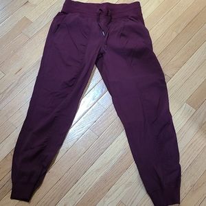 lululemon athletica Women's Burgundy Track Joggers